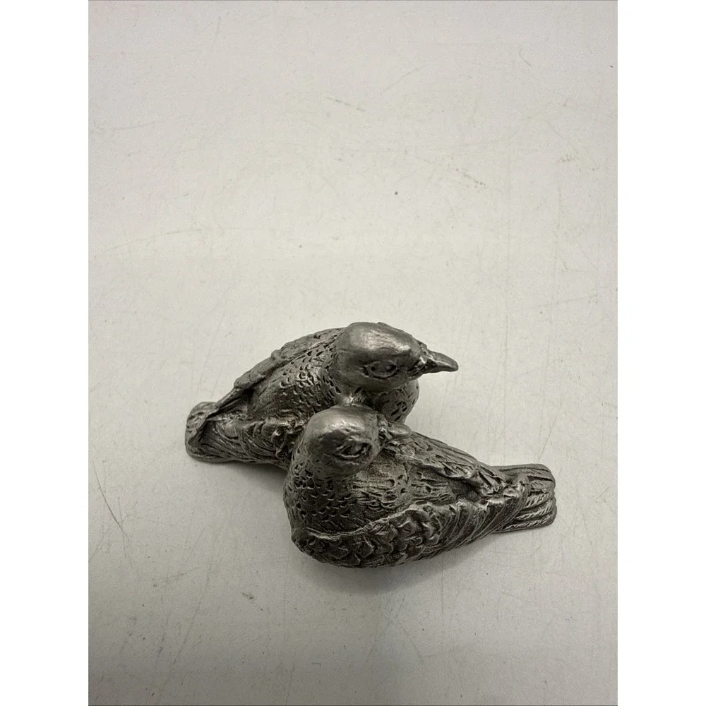 Hudson Pewter Noah's Ark Collection DOVEs‎ pigeons bird retired